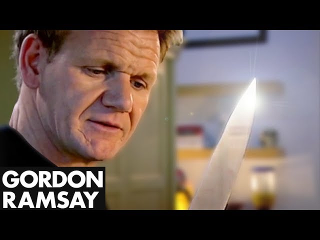 Cómo afila un cuchillo Gordon Ramsay